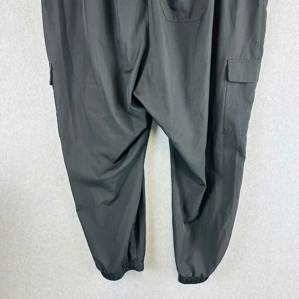 Old Navy Womans XXL Pants Stretch Tech Pull On Black Jogger Taper Leg - Picture 6 of 8